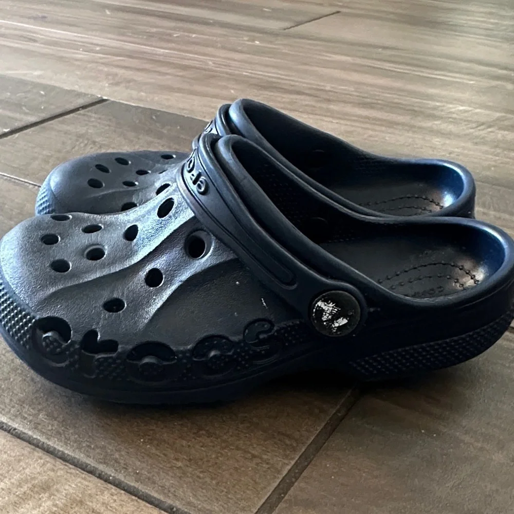 CROCS Kids Navy Slip-On Clogs